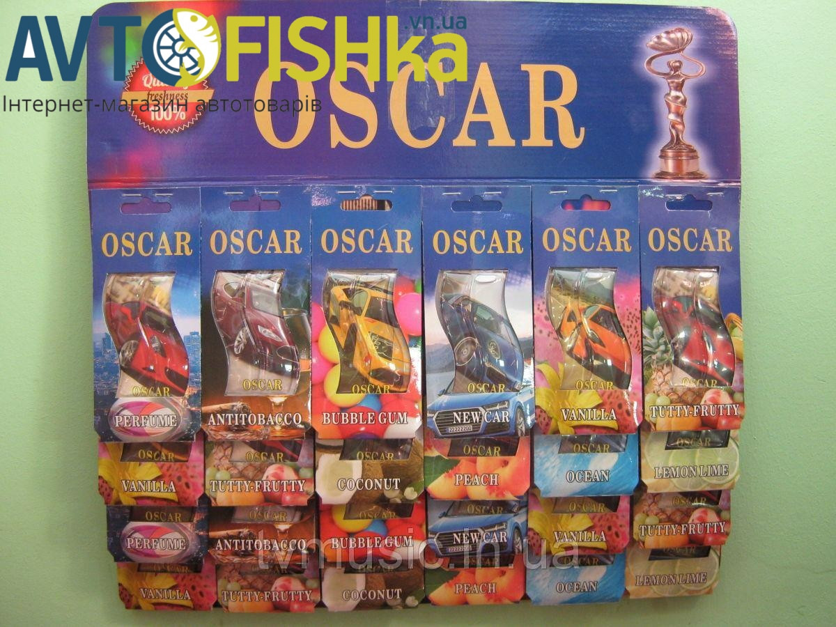 Ароматизатор на дзеркало жидкій OSCAR Машинки, 12.5 мл MIX (вип. по 24)