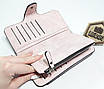 Рожевий жіночий гаманець на кнопці Baellerry, фото 5
