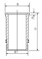 Гільза блоку циліндрів Perkins 4.107 