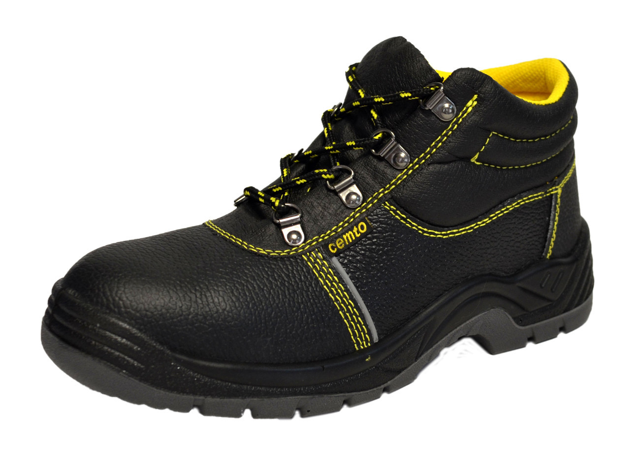 Черевики робітники з металевим носком натуральна шкіра. - фото 1 - id-p648345561