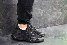 Чоловічі демісезонні кросівки Nike Air Huarache,чорні, фото 2