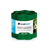 Садовий газонний бордюр Целфаст Cellfast 15х900см 30-022 темно зелений