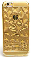 Силіконовий золотий чохол iphone 6+