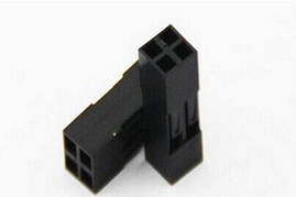 Дворядний роз'єм DuPont 4 pin 2.54 mm