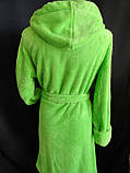 Молодіжні махрові халати з капюшоном., фото 5