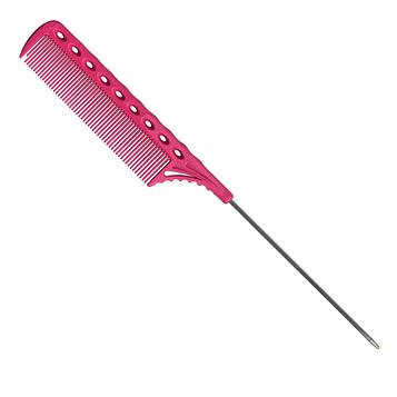 Гребінець Y. S. Park YS 108 Tail Comb з хвостиком 225 мм, рожевий (YS-108 Pink)