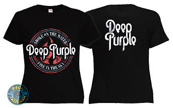 Футболка жіноча DEEP PURPLE Smoke On The Water, фото 2