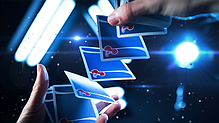 Карти гральні | Cherry Casino Playing Cards (Tahoe Blue) By Pure Imagination Projects, фото 2