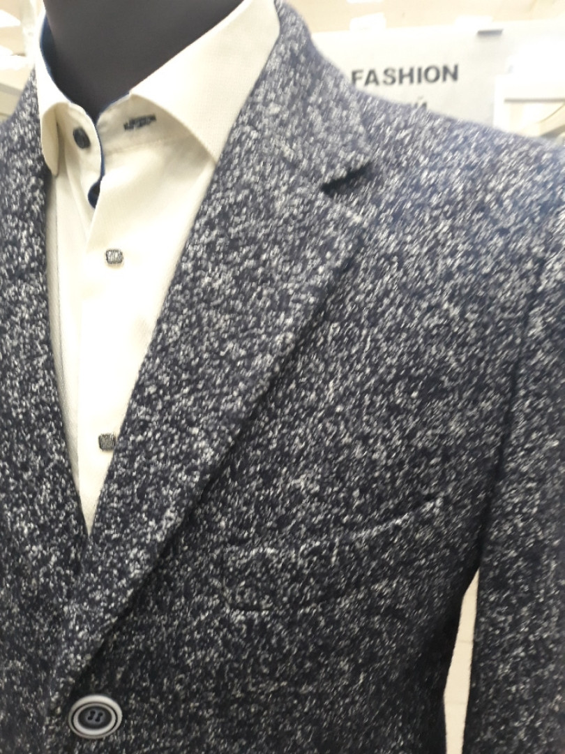 Пальто чоловіче демісезонне West fashion модель UM-11 меланж