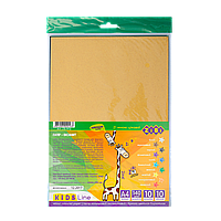 ZiBi Набір паперу кольорового оксамитовою, 10 кольорів (10 листів) А4