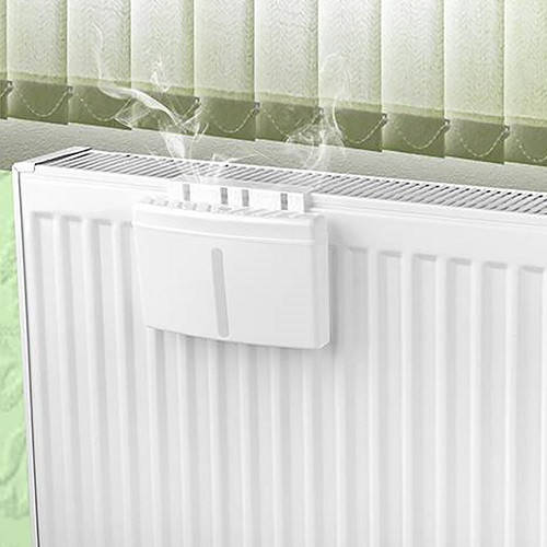 Увлажнитель воздуха на батарею, 500 мл, горизонтальный, пластик, белый ...