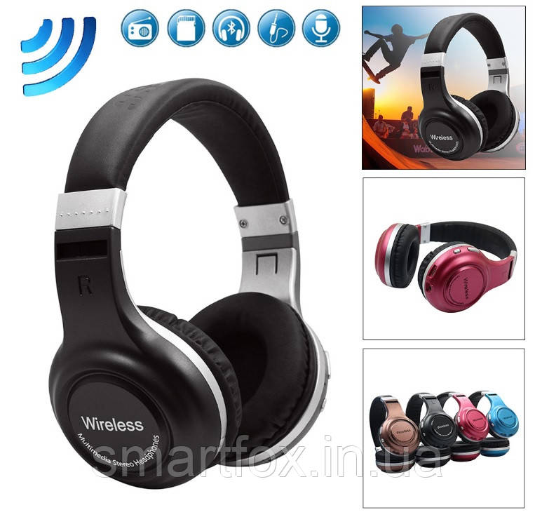 Блютус навушники B61 (bluetooth+SD card+FM+with cable)