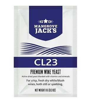 Дріжджі для ігристих і сухих вин Mangrove jack's CL23 (Н.Зеландія)