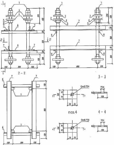 Анкерний блок - креслення 1 -  Анкерний блок купити в Україні