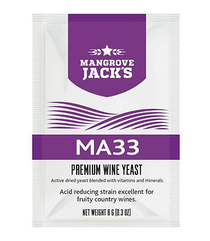 Дріжджі для фруктових домашніх вин Mangrove jack's MA33 (Н.Зеландія)