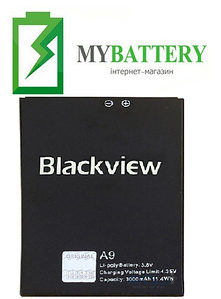 Оригінальний акумулятор АКБ (Барарея) для Blackview A9 3000 mAh 3.8V
