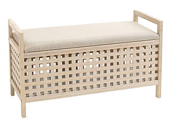 Банкетка з місткістю для зберігання (Бамбук і МДФ)
