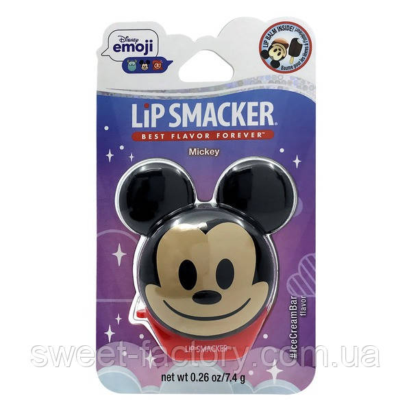 Бальзам для губ Lip Smacker Disney Emoji Lip Balm Mickey Ice Cream Bar, фото 1