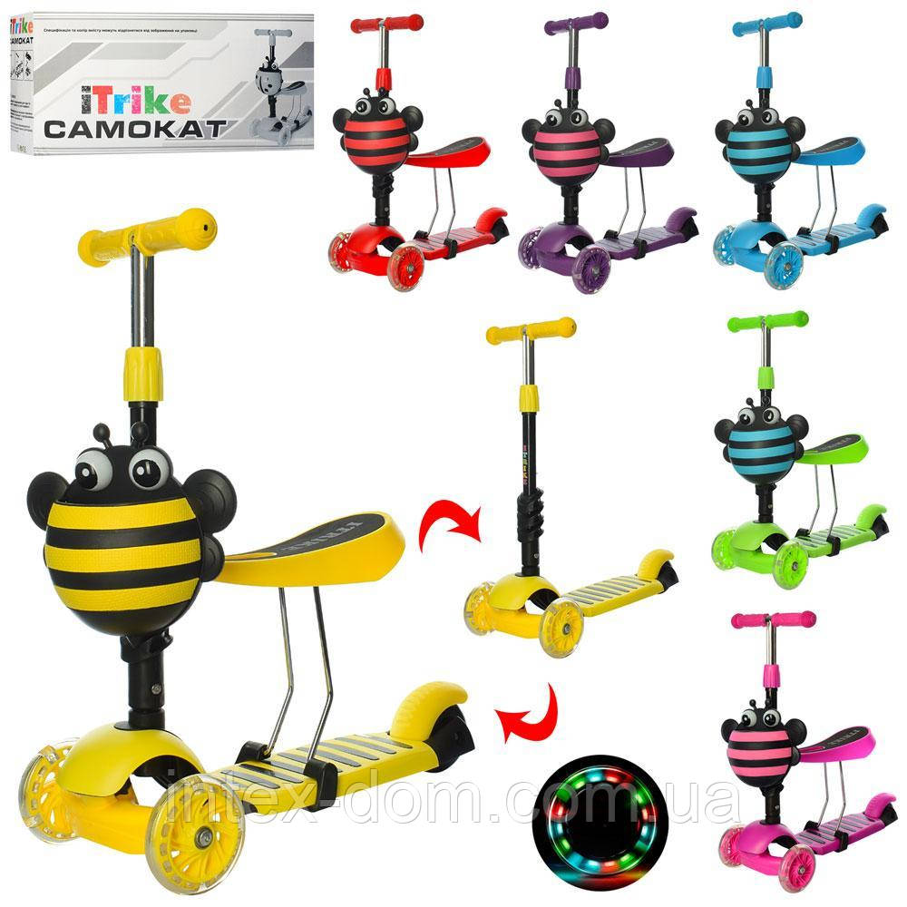 Самокат JR 3-054-M B (Блакитний), фото 1