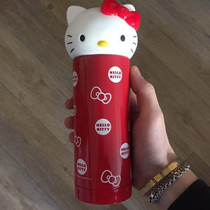 Термос детский Хелло Китти Hello kitty термочашка для девочек красная термокружка