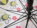 Дитяча прозора парасолька куполоподібна 3-7 років "Бджілка", фото 3