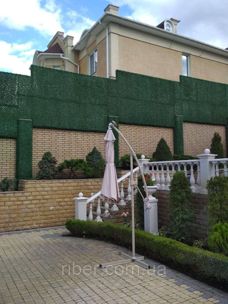 Сітка рабиця з ПВХ покриттям Н - 1,5 м (Зелений паркан)