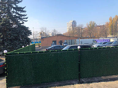 Сітка рабиця з ПВХ покриттям Н - 1,6 м (Зелений паркан)