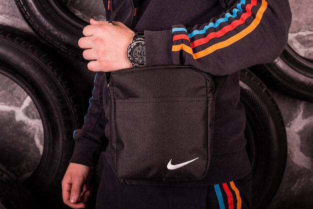 Комплект: Куртка Найк (Nike) + Штани + Барсетка в подарунок. Спортивний костюм, фото 3