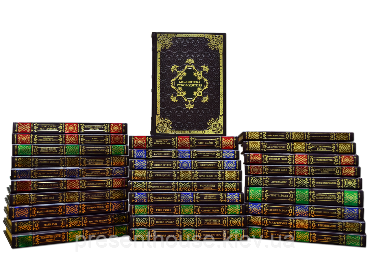 Бібліотека керівника у шкіряній палітурці, фото 1
