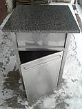 Урна для місць громадського харчування б/к, урна для кафе б у, неіржавка урна б/у, урна для фудкортів б у, фото 4