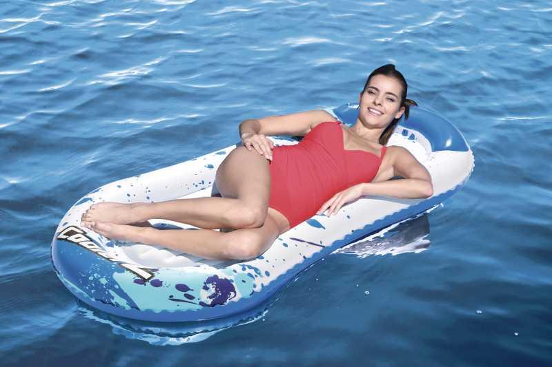 Надувний шезлонг для відпочинку на воді, 160х86 см