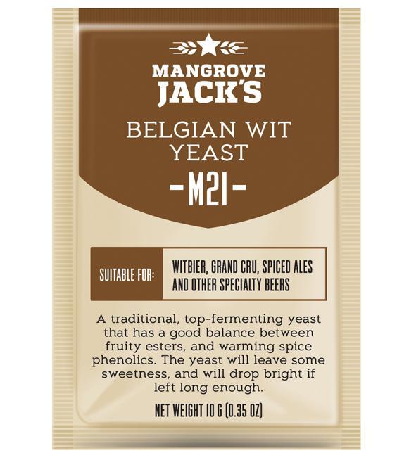 Дріжджі Mangrove jack's Belgian Wit Yeast M21