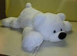 Плюшевий Ведмідь "Умка" 55 см Білий
