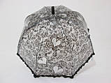Дитяча прозора парасолька куполоподібна з рюшиком 4-10 років біла, фото 5