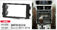 2-DIN переходная рамка MITSUBISHI Savrin 2001-2014, CARAV 11-251