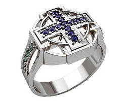 Печатка срібна Хрест