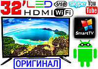 Германия! 4K LED телевизор 32" UHDTV,SmartTV, IPTV, Android, T2, WIFI, USB, ОРИГИНАЛ