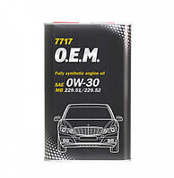 Моторное масло Mannol O.E.M. for Mercedes Benz SAE 0W-30 C2/C3 (1л)Metal
