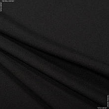 Габардин костюмна тканина чорний