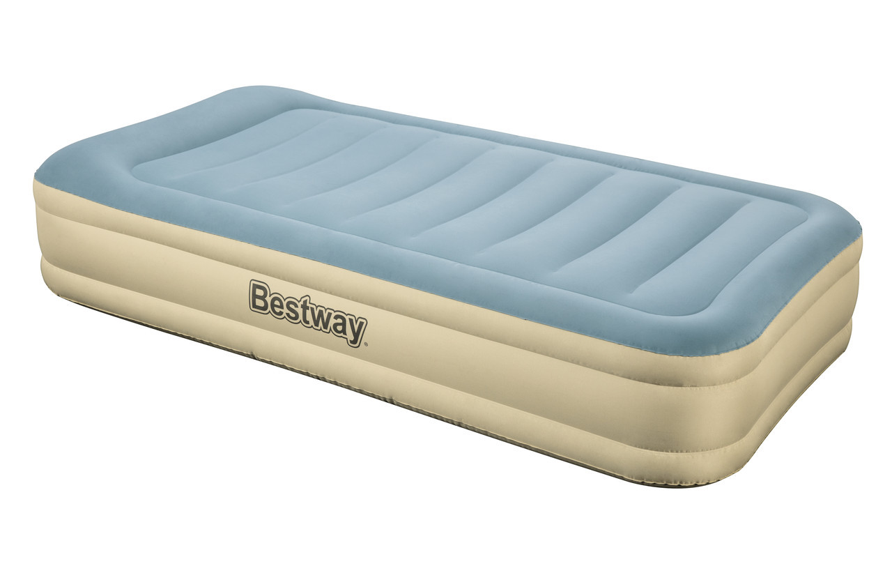 Надувне ліжко Bestway 69005 Essence Fortech 191х97х36 см, вбудований електронасос