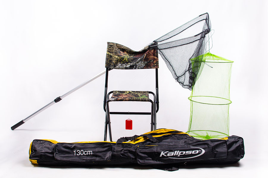 Набір для рибалки Садок + Стільчик + Чохол + Підсак для вудок!, фото 1