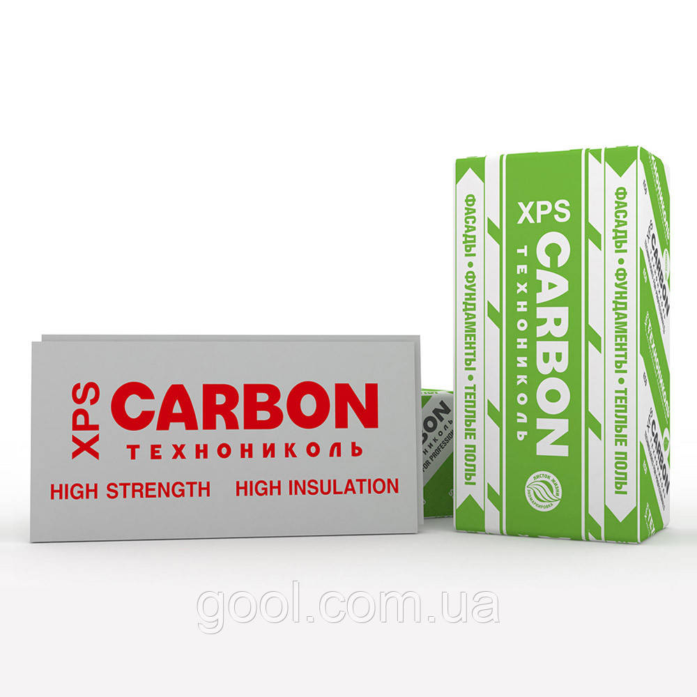 Екструзійний пінополістирол Техноніколь Техноплекс (Technoplex) Carbon Eco 1180х580х30 мм.