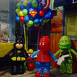 Фігурки супергероїв з кульок, висота 1м ок., фото 3