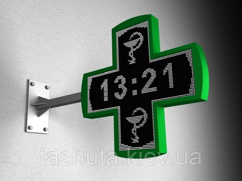 LED Крест одноцветный фигурный двухсторонний, 1080х1080 мм Ташута  (11-32070-02)