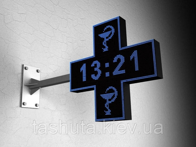 Односторонний LED Крест одноцветный, 960х960 мм Ташута  (11-32080-01)