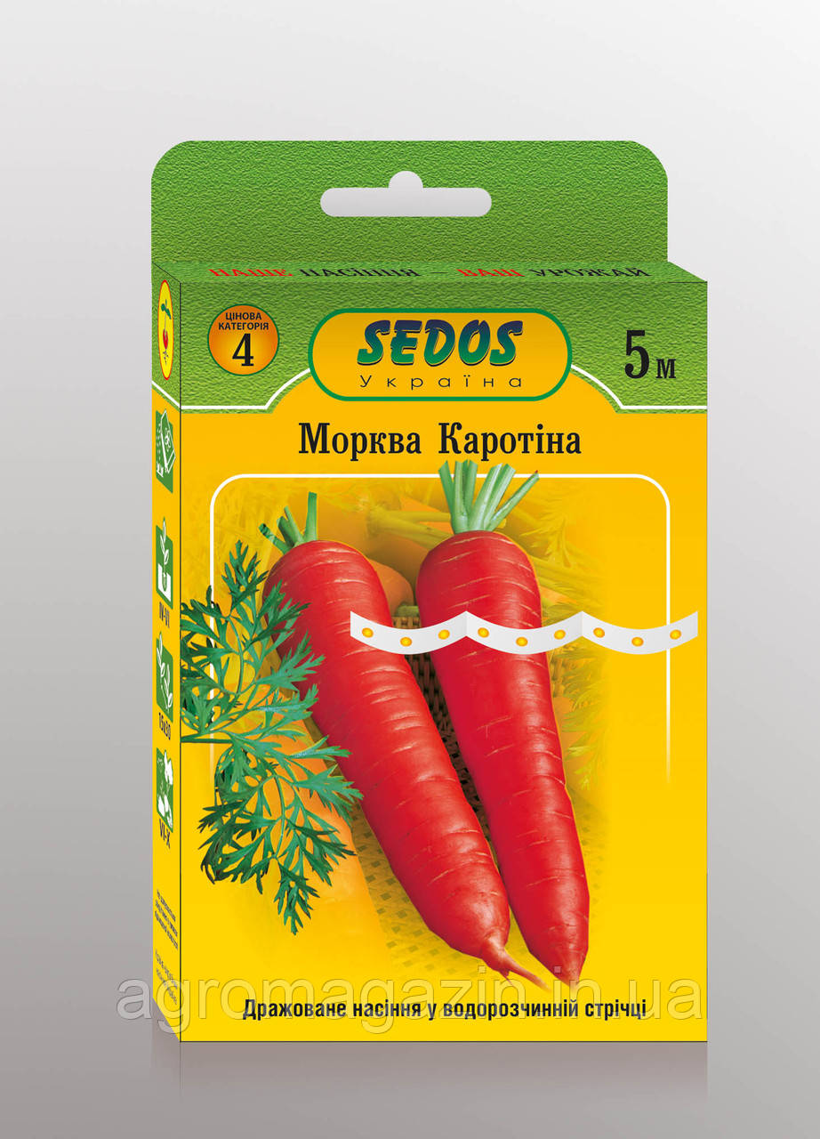 Морква "Каротина" (стрічка, 5 м)
