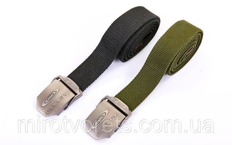 Ремінь тактичний Oakley Tactical Belt нейлон, метал. пряжка, фото 1