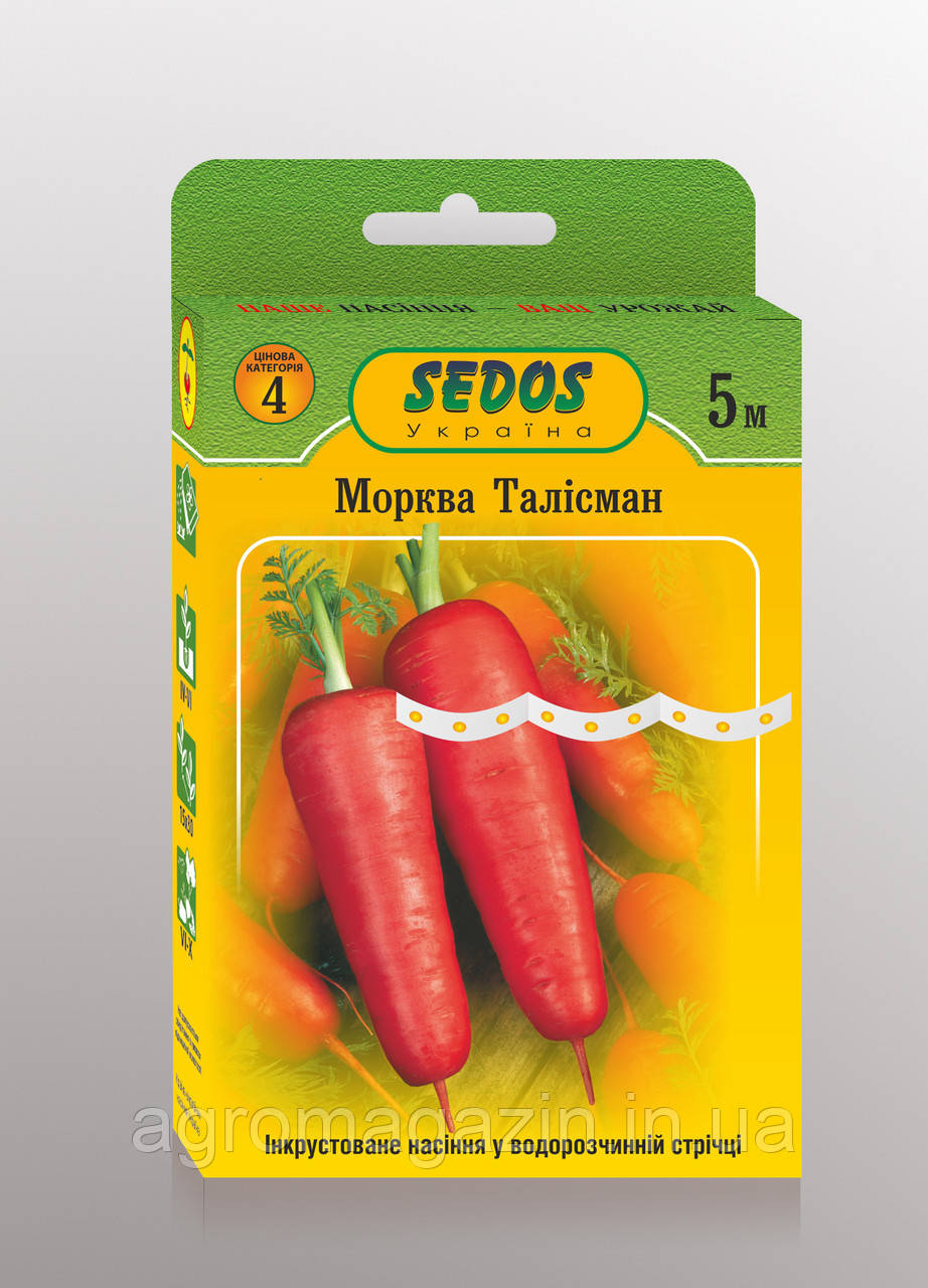 Морква "Талісман" (стрічка, 5 м)