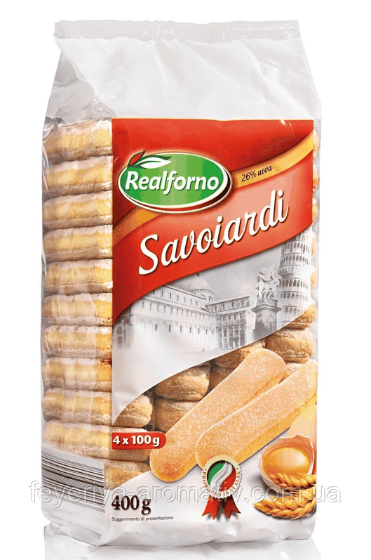 Печиво для тирамісу савоярді Realforno Savoiardi 400гр (Італія)
