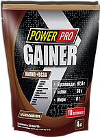 Гейнер+ ВСАА Power Pro 4 кг Банан